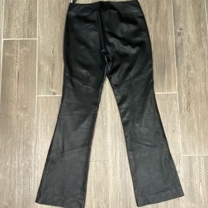 ✨Vintage✨ Y2K Glamour Punk 90’s Leather Baby Bootcut Wilson’s  Pelle